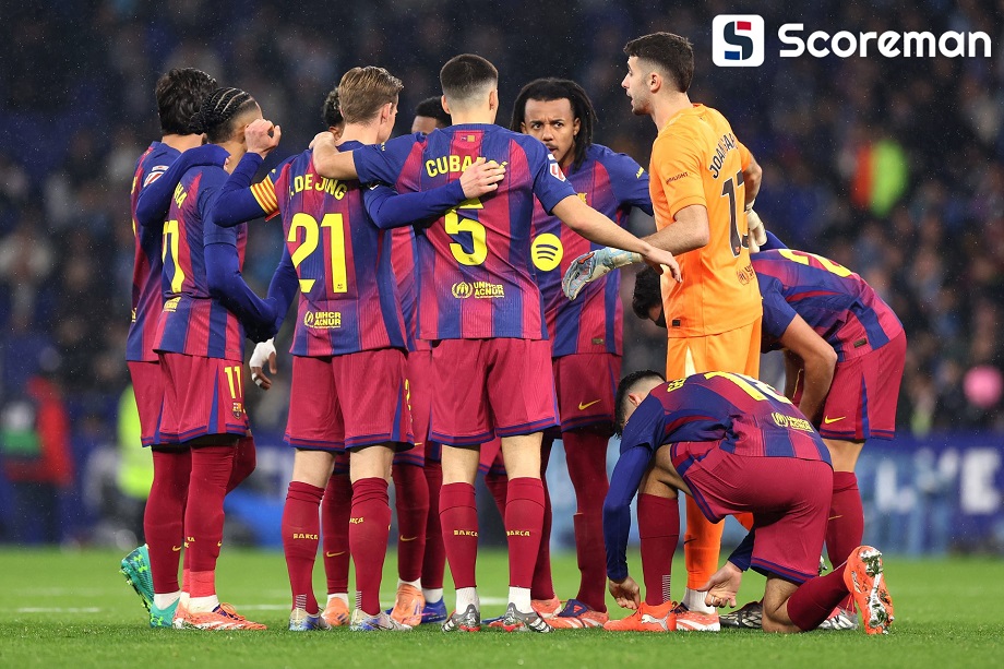 바르셀로나, 새해 첫 '데르비 바르셀루니'에서 2-0 완승...2위 레알과 7점 차